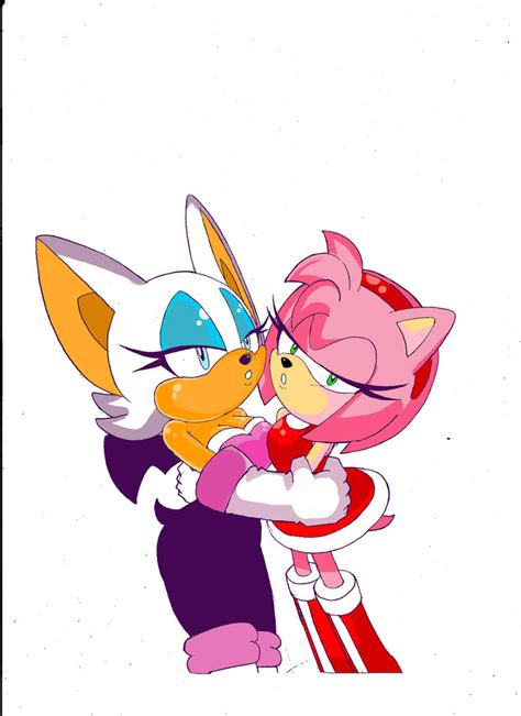 Amy rose x rouge